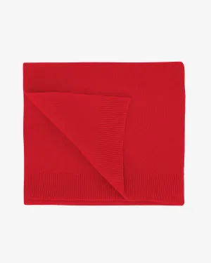 Merino Wool Scarf - Scarlet Red