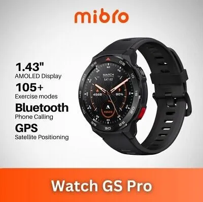 Mibro Smart Watch - 1.43 Amoled Display Bluetooth Calling 20 Day Battery Life 5Atm Waterp