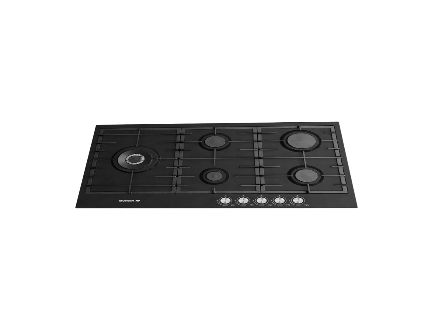 Mondin Gas Hob 90 / Cast Iron / With Safety / Black