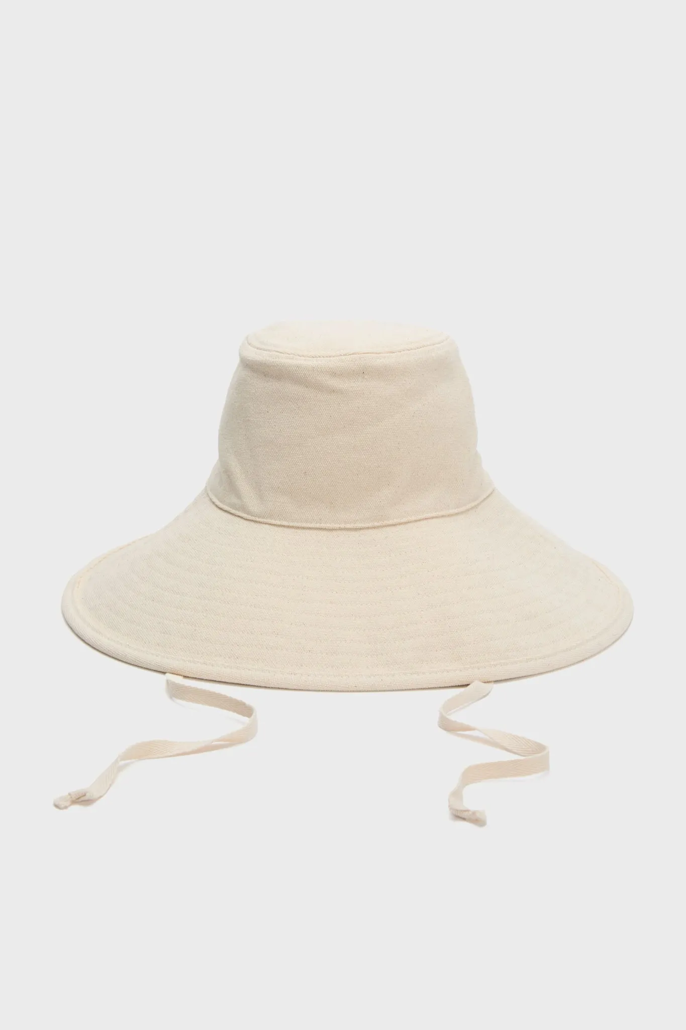 Natural Livvy Canvas Sunhat with Removable Chinstrap