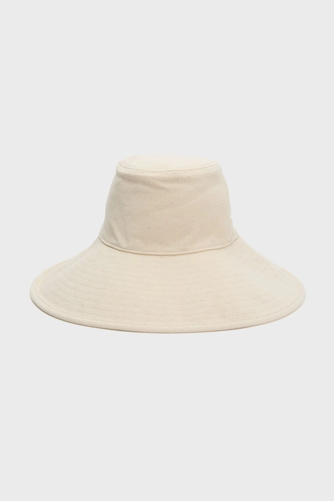 Natural Livvy Canvas Sunhat with Removable Chinstrap