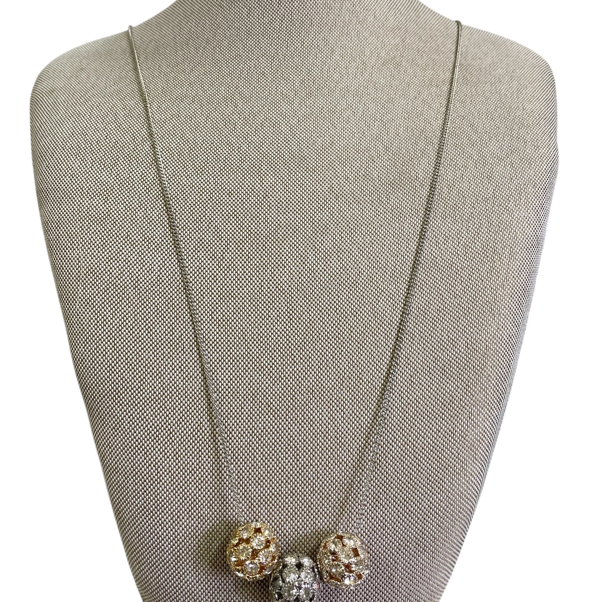 Necklace Charm By New York And Co In Gold & Silver