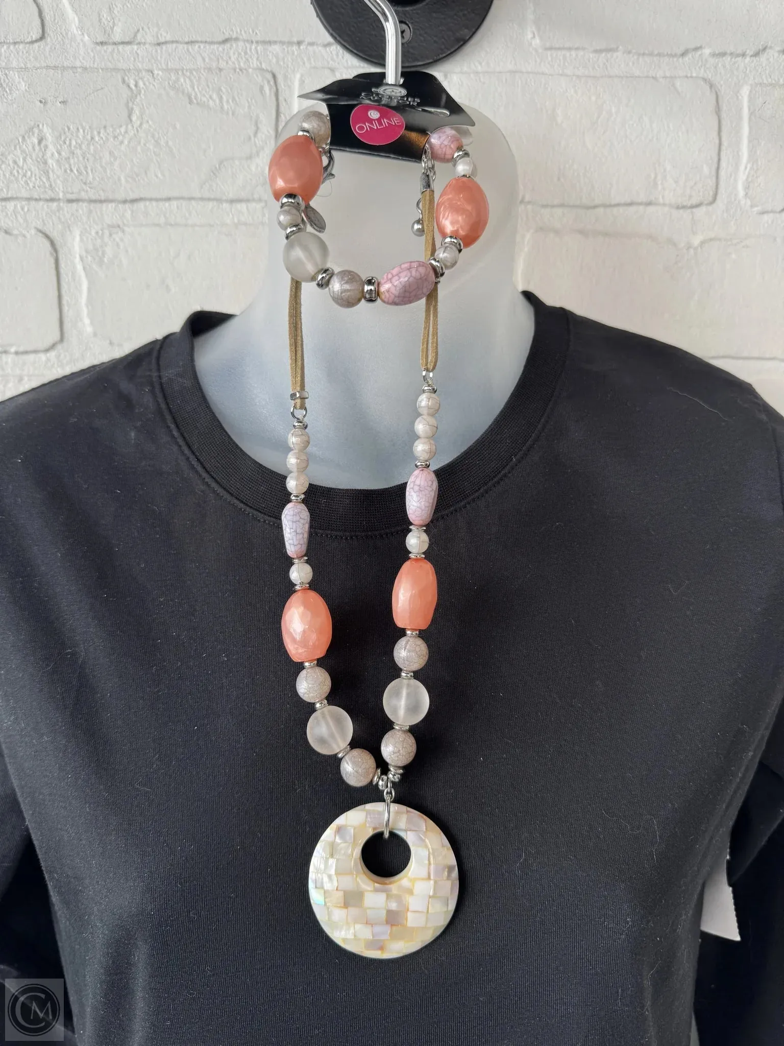 Necklace Set By Chicos, Size: 02 Piece Set