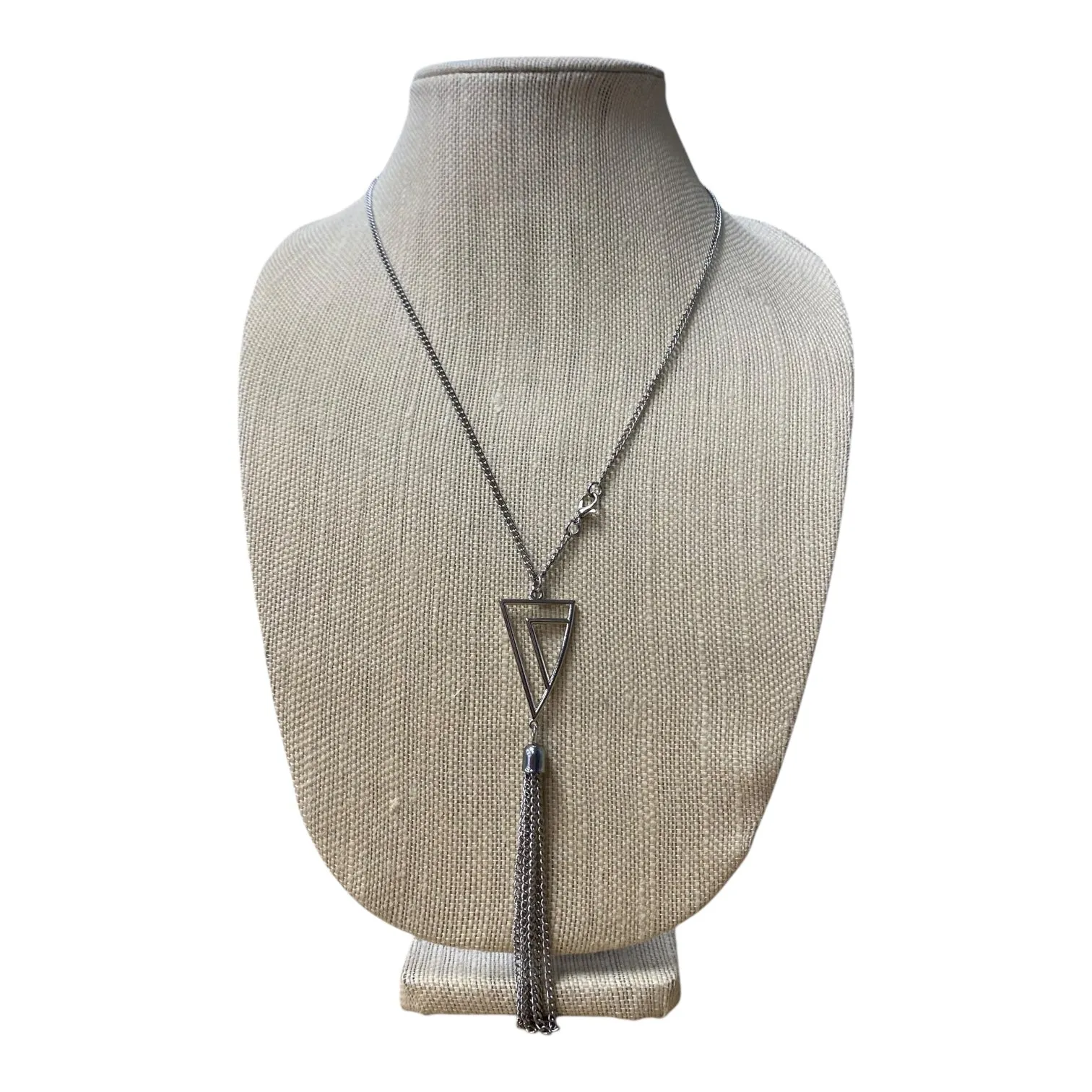 Necklace Statement  In Silver