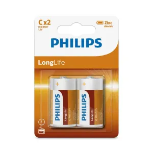 Philips Batteries C, Pack OF 2PCS