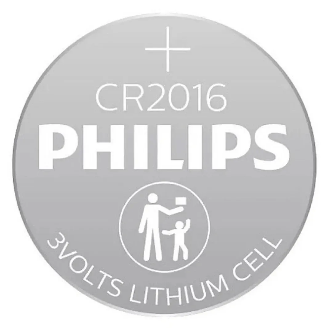 Philips Lithium Cell Button Battery CR2026, Pack of 5