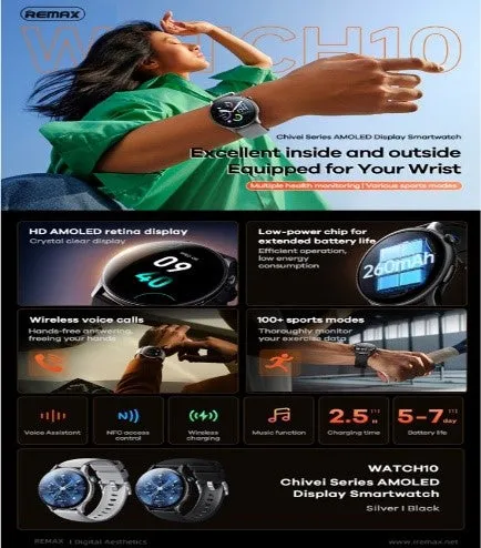 Remax Chivei Series Amoled Display Smartwatch Amoled Screen