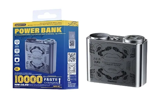 Remax Power Bank Fast Charger, 10000Mah, PD20Watts   QC22.5Watts