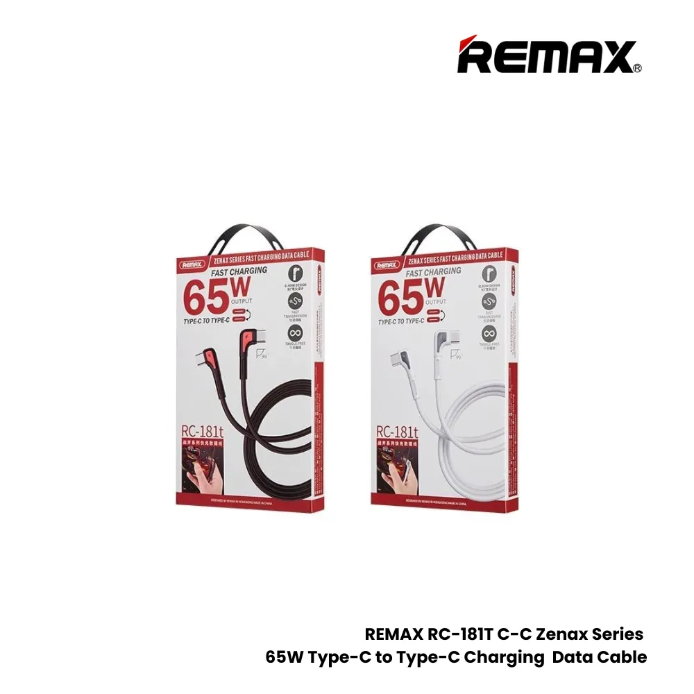 Remax Zenax Series 65W Fast Charging Cable, Type C-Type C