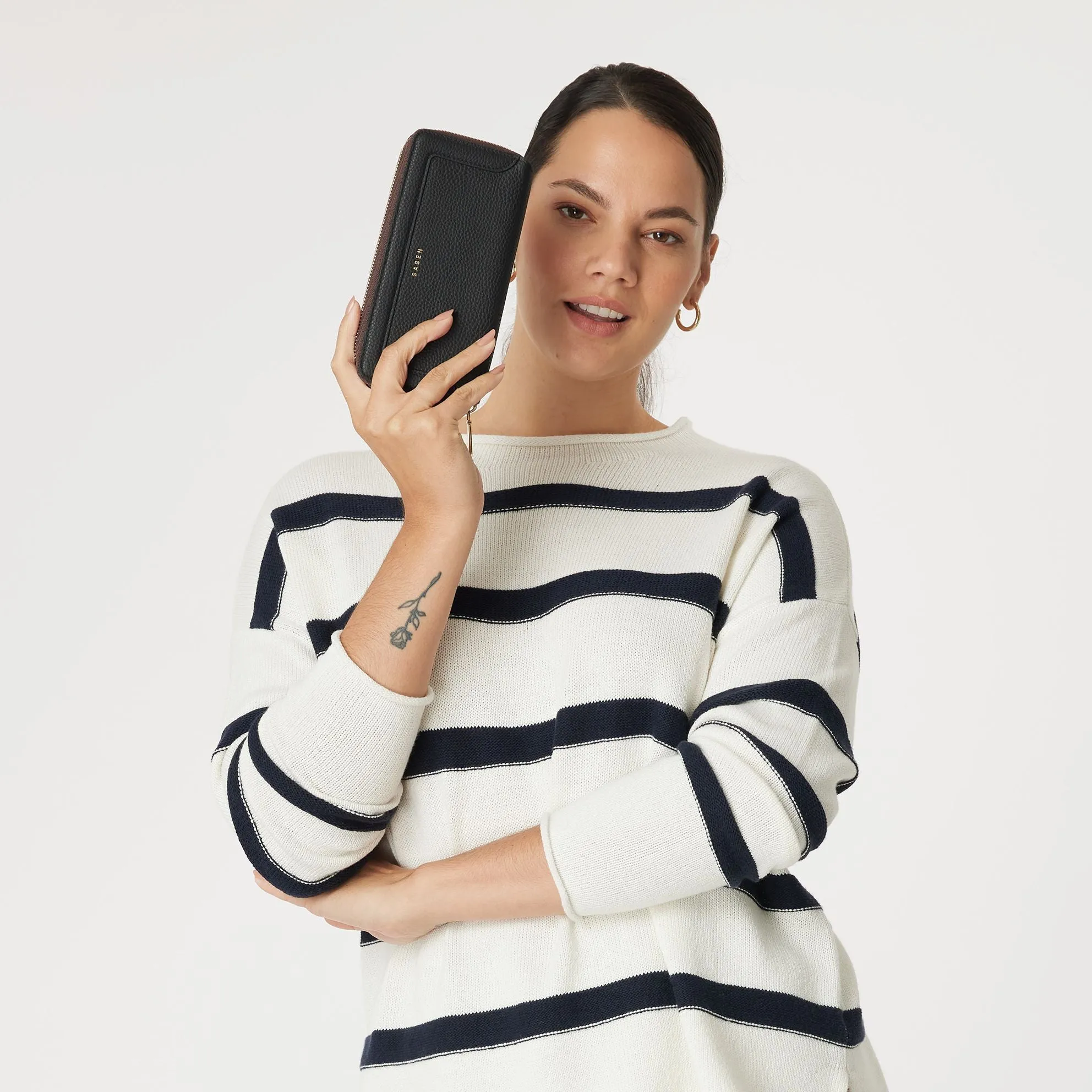 Saben Lyric Wallet Black