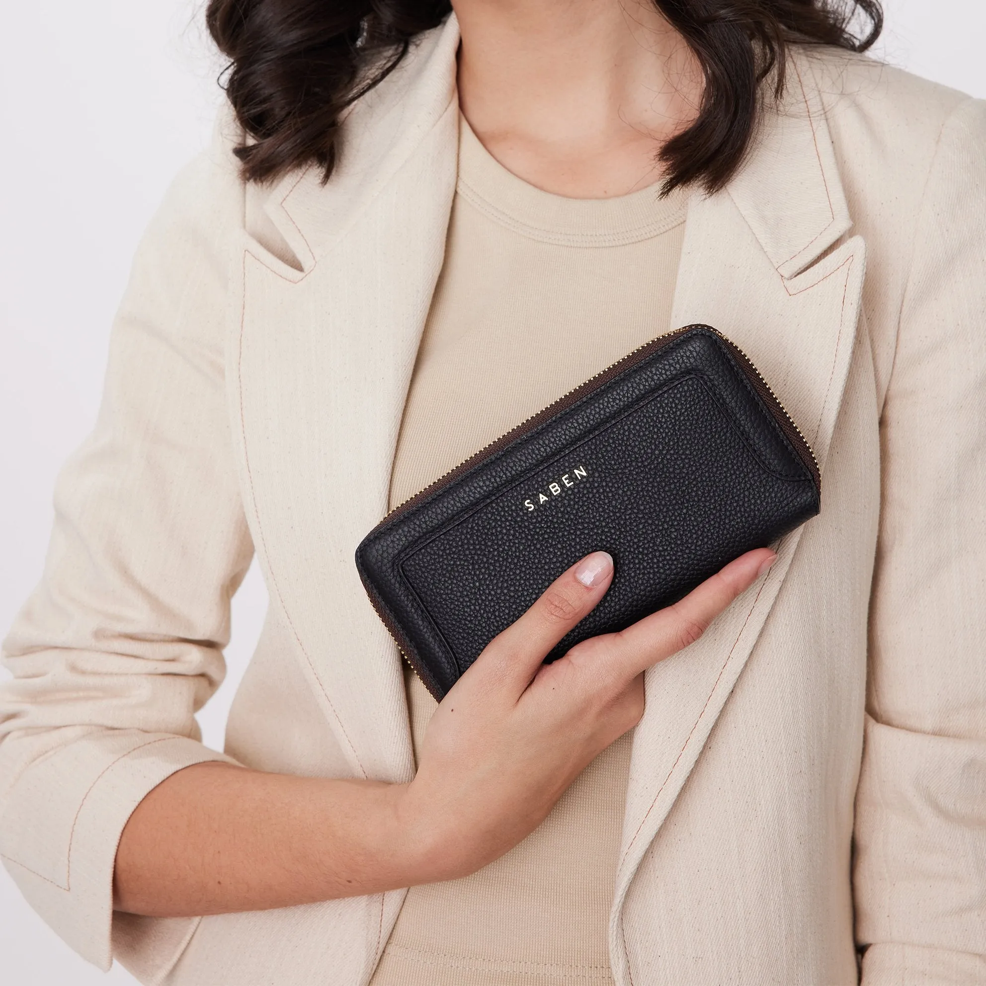 Saben Lyric Wallet Black