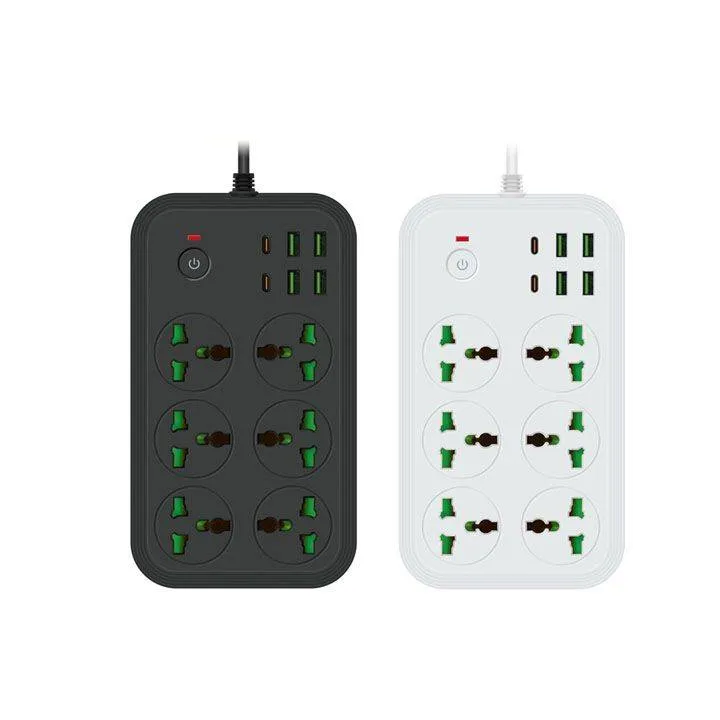 SHT Power Socket, 3000Watts, 4USB & 2TYPEC, Cable 3M