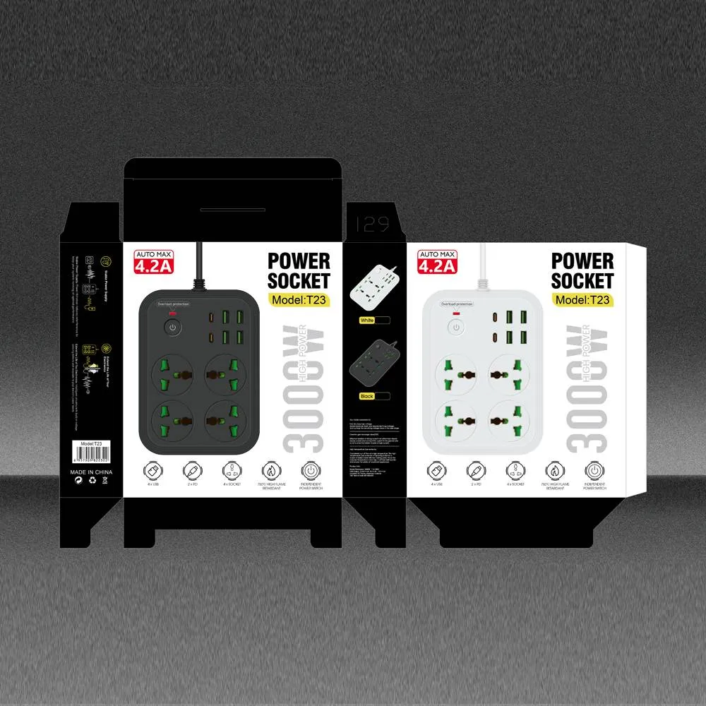 SHT Power Socket 3000Watts, 4USB & 2TypeC, Cable 3M
