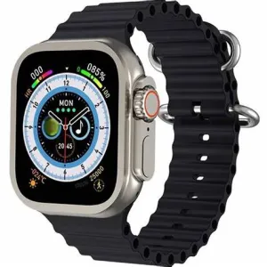 SHT Ultra 2 Smart Watch, Wireless Charging, Bluetooth Calling, Black
