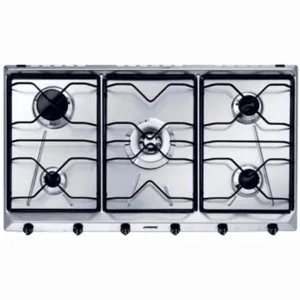 Smeg Built-In Hob, 90Cm, 5Cooking Zones, Stainless Steel