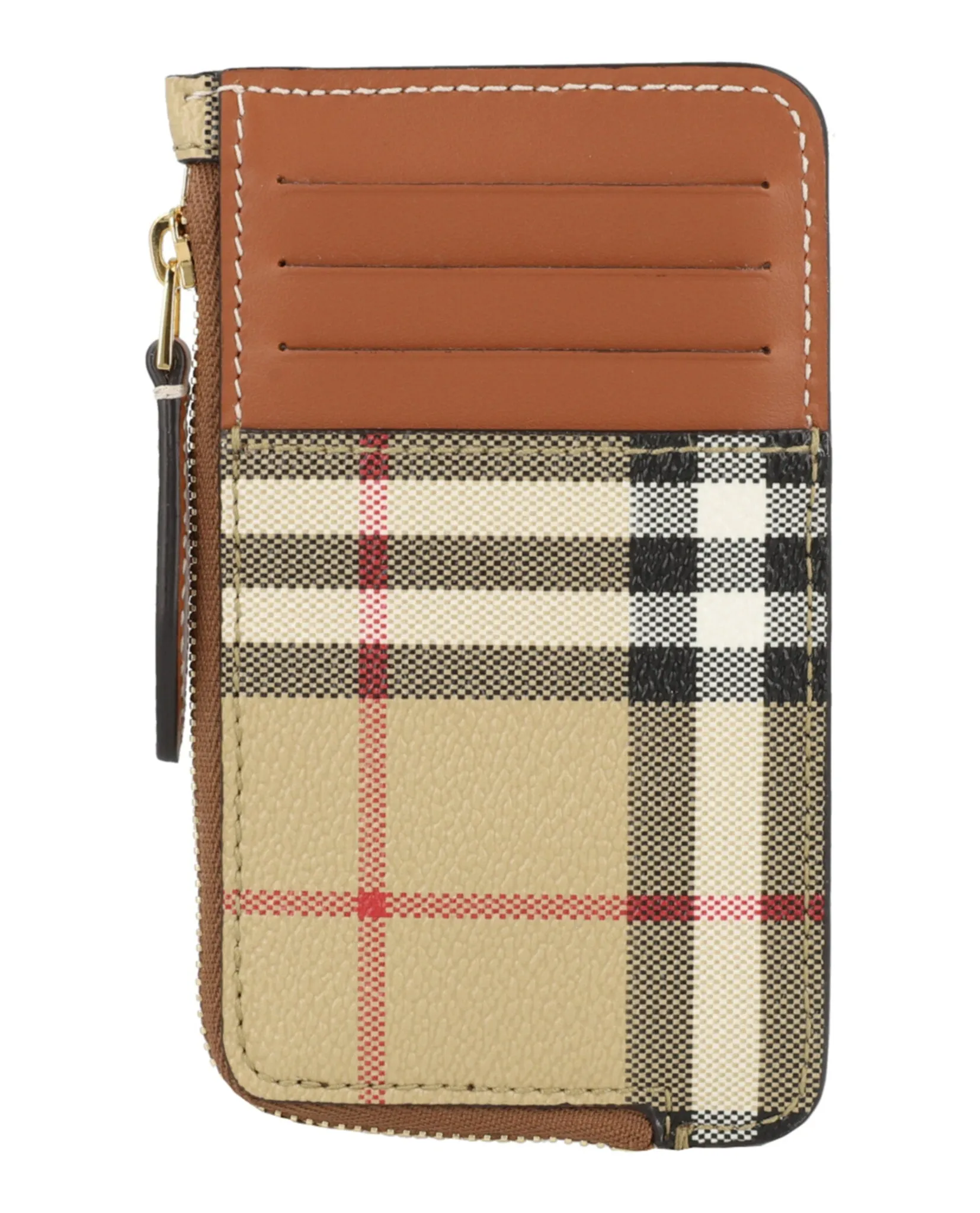 Sommerset Check Zip Card Holder