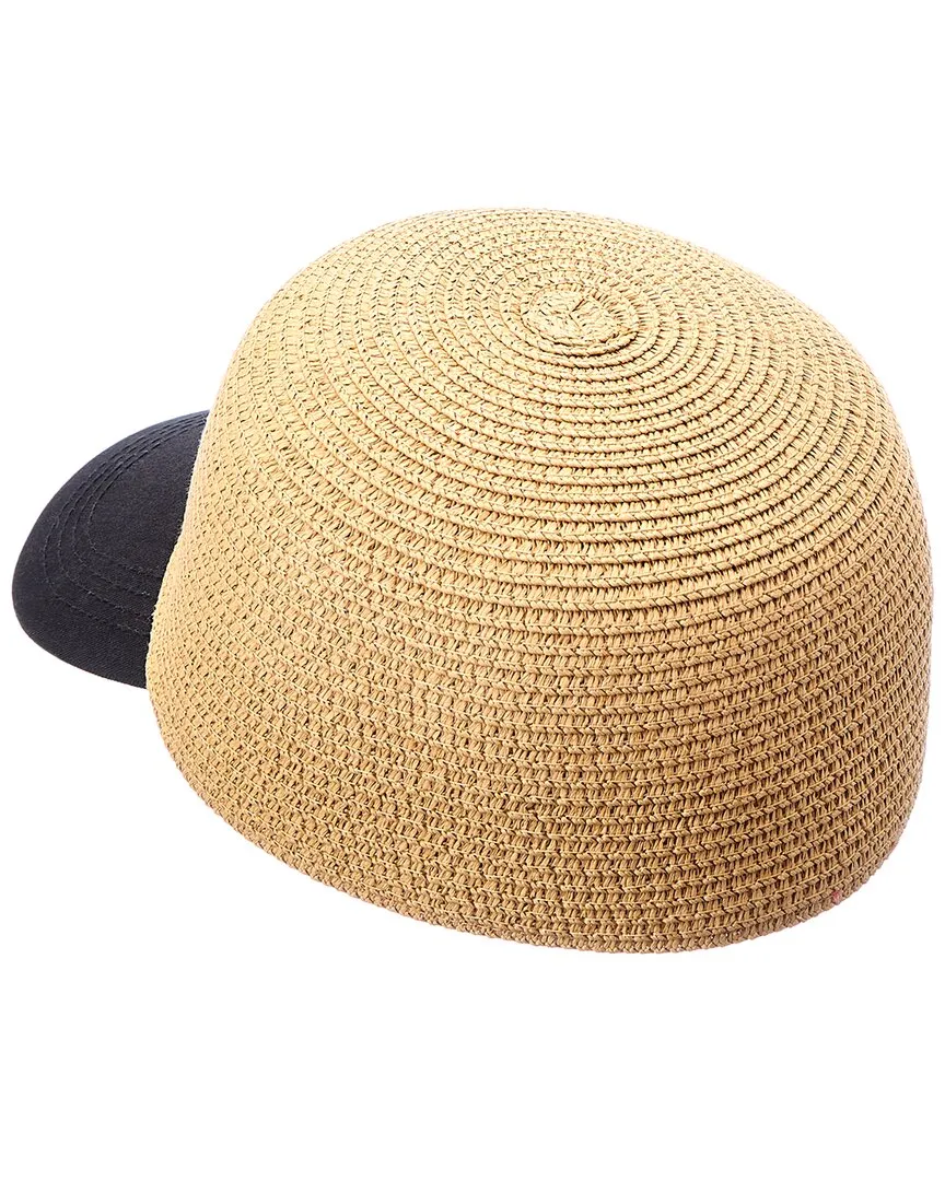 Surell Accessories Straw Baseball Cap