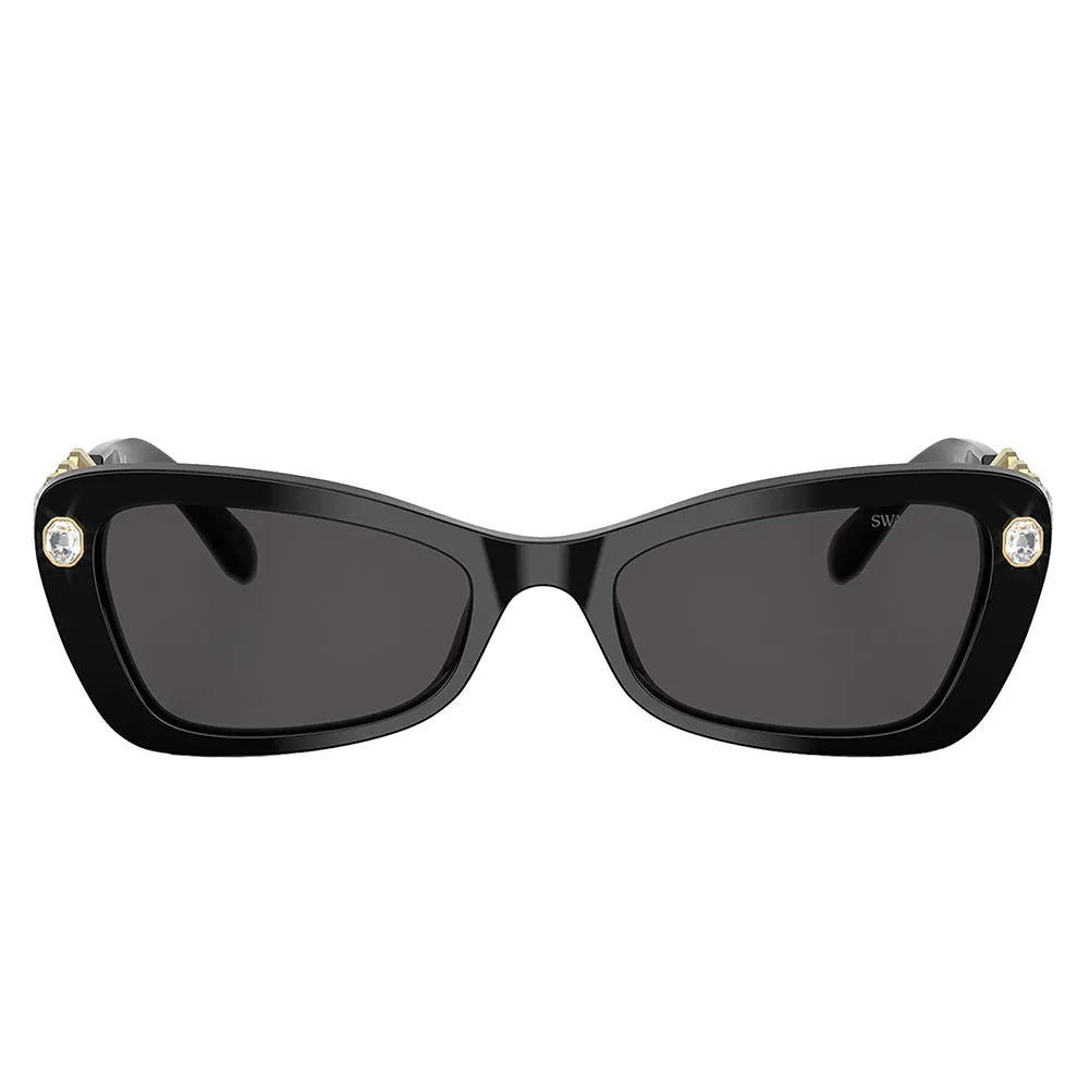 Swarovski  SK 6033 100187 54mm Womens Butterfly Sunglasses