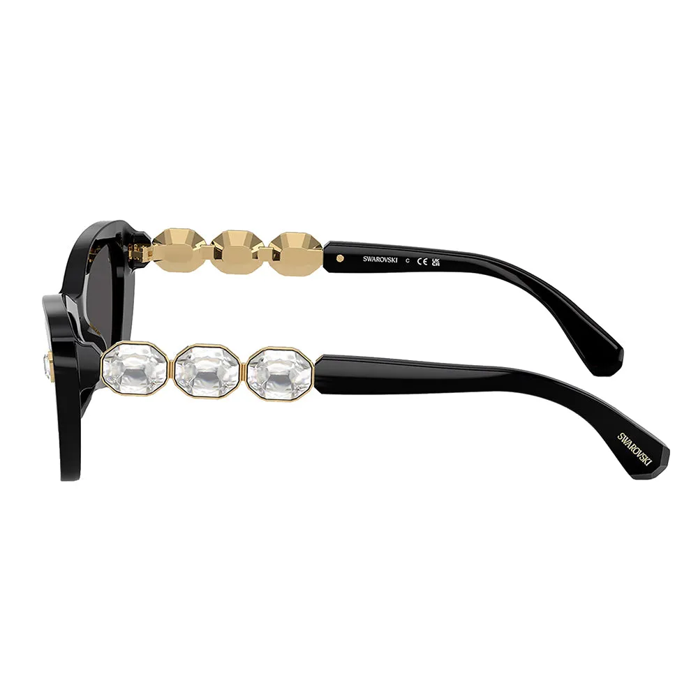 Swarovski  SK 6033 100187 54mm Womens Butterfly Sunglasses