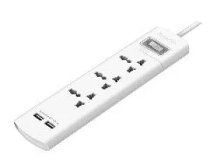 Szm307Power Extention 3 Port 2 Usb Port Universal Standard Outlets