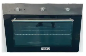 TEKMAZ Oven Gas Built in Cooker, Full Safety, Stainless Stell