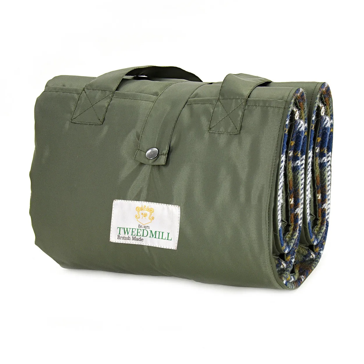 Tweedmill Tartan Blue Dress Stewart Olive Eventer Picnic Rug